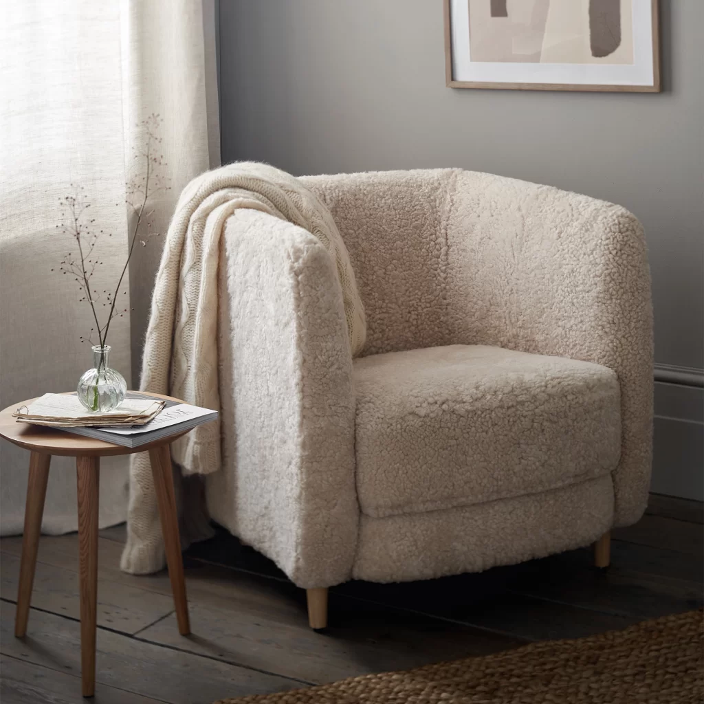 The White Company Sheepskin Chair